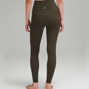 Lululemon ALIGN  High Rise Pant 25 “ 2, Dark Olive